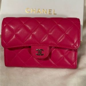 Pink Chanel wallet